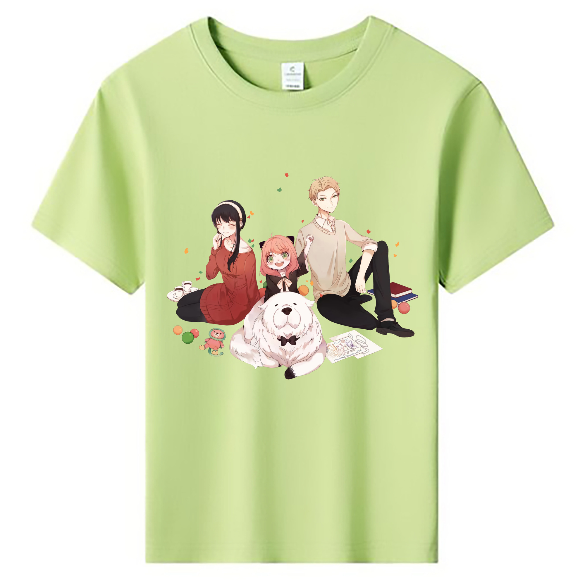 （画像用） SPY×FAMILY间谍家家酒 綿100％キッズTシャツ（フロントプリント）